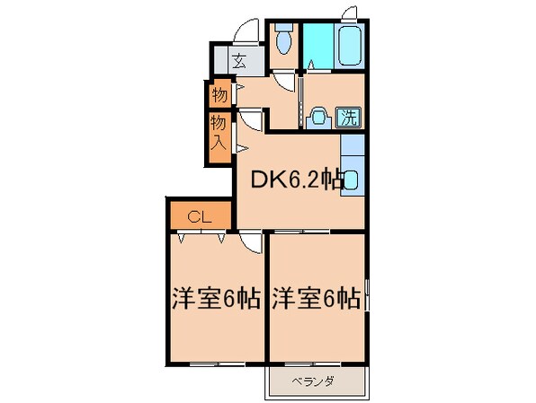 アバンツァ－トＭⅡの物件間取画像